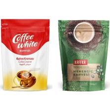 Şekeroğlu Coffee White Kahve Kreması 200 gr + Şekeroğlu Kaffka Menengiç Kahvesi 150 gr