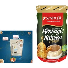 Şekeroğlu Minnettar Fındıklı Dibek Kahvesi 165 gr + Şekeroğlu Sıvı Menengiç Kahvesi 600 gr