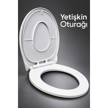 Astraltech Çift Kullanımlı Çocuk ve Yetişkin Klozet Kapağı