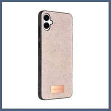 Bezos Onegif Samsung Galaxy A06 Uyumlu Bright Simli Kapak - Pembe BZS10