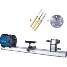 Scheppach DM600 Vario Devir Ayarlı Ahşap Torna Makinası 550 Watt