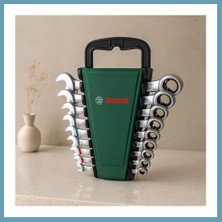 Bezos 8 Parça 8-19 mm Kombine Anahtar Takımı (Plastik Standlı, Taşıma Aparatlı) MBT06