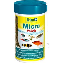 Tetra Micro Pellets 100 ml Yüksek Kaliteli Akvaryum Balıkları İçin Besleyici Pelet Yem