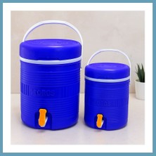 Bezos Yuvarlak Plastik Termos Seti 14L+6L Musluklu MBT06