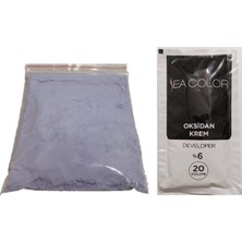 Sea Color Mavi Toz Açıcı (Oryal) ve Sıvı Saç Açıcı Set