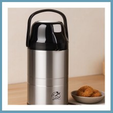 Bezos 304 Çelik 3.5l Pompa Musluklu Termos MBT06