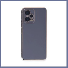 Bezos Redmi Note 12 Pro Plus Uyumlu Kılıf Volet Silikon - Mavi Dlra