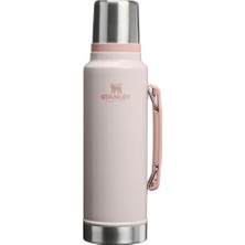 Stanley Klasik Vakumlu Çelik Termos 1,4 Lt Hammertone Rose Quartz
