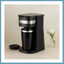 Bezos Filtre Kahve Makinesi 700W 400ML Portatif Çelik Bardak MBT06