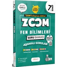 7. Sınıf Fen Bilimleri Zoom Serisi Beceri Temelli Soru Bankası Günay Yayınları