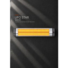 UFO Star 3000 Watt Uzaktan Kumandalı Duvar Tipi Infrared Isıtıcı