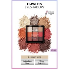 Flawless Eyeshadow Mat Ve Işıltılı Toz Göz Far Paleti - 02 Pastel Renkler
