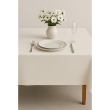 Luvora Home Nova Serisi Keten Masa Örtüsü - Krem