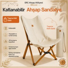 ÖİR A.E Ahşap Katlanır Kamp Sandalyesi : Bahçe, Piknik, Balkon ve Kamp (1 Sandalye)