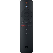 Rebera Xiaomi Mi Box S Android TV Box Media Player Yedek Bluetooth Uzaktan Kumanda Siyah