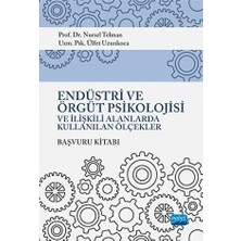 TeknoKapsül Endüstri ve Örgüt Psikolojisi ve Ilişkili Alanlarda Kullanılan Ölçekler Başvuru Kitabı