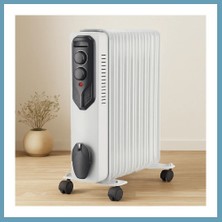 Bezos 11 Dilimli Yağlı Radyatör Isıtıcı 2500W Ayarlı Termostat MBT06