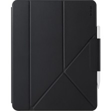 iPad Pro 11 2025 M5 Uyumlu Pitaka Folio 3 Kalem Bölmeli Standlı Kılıf Siyah