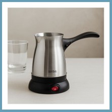 Bezos Elektrikli Cezve Türk Kahvesi 500 ml 6 Fincan Çelik MBT06