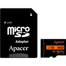 Apacer 1tb R100 Microsd Hafıza Kartı (AP1TBMCSX10U8-R)