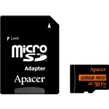 Apacer 128GB R100 Microsd Hafıza Kartı (AP128GMCSX10U8-R)