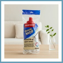 Bezos Pamuklu Püsküllü Küçük Mop (Klasik Sap Uyumlu) MBT06