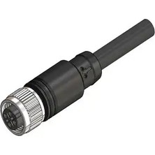 Katlax CBF12-S44N0-02BPVC 4 Pin Dişi M12 2m Düz Pvc Sensör Kablosu
