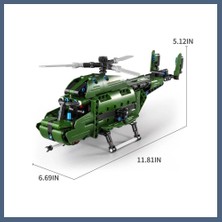 Bezos 3004031 Askeri Helikopter 2ın1 394PRÇ BZS10