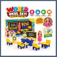 Bezos ENF-39186 World Okul Seti Oyuncak Okul Set BZS10