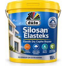 Düfa Silosan Elasteks Elastik Dış Cephe Boyası Tatlı Pembe 15 L (3015)