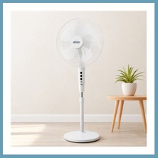 Bezos 16'' 5 Pervaneli Ayaklı Vantilatör - Sessiz, 140 Cm, 3 Kademe MBT06