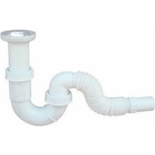 Gama S Gövde Körüklü Lavabo Sifonu 30 cm