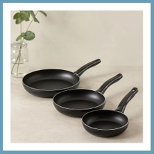 Bezos Teflon 3 Parça Tava Seti (16-20-24 Cm) MBT06