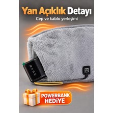 Elektronikçim Ayarlanabilir Sıcaklıklı Bel Kuşağı Powerbank Hediyeli