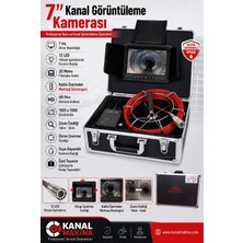 Kanal Makina Kanal Gözlem Kamerası H7 Kırmızı Kablo