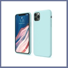 Bezos iPhone 11 Pro Uyumlu Kılıf First Silikon - Turkuaz Dlra