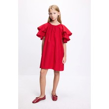 DeFacto %100 Pamuk Elbise Kız Çocuk G9994A826SM