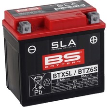 BS Akü BTZ6S / BTX5L (Sla) Honda Dıo Akü
