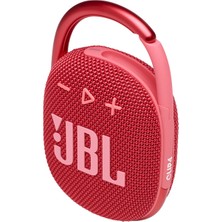 JBL Clip 4 Taşınabilir Hoparlör Kırmızı Su Geçirmez Özellikler ile Ultra Taşınabilir Model
