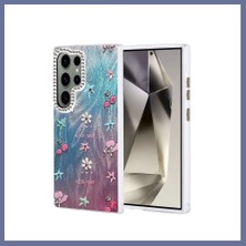 Bezos Samsung Galaxy S24 Ultra Uyumlu Kılıf Blade Aynalı Desenli Kapak - Desen 4 Dlra