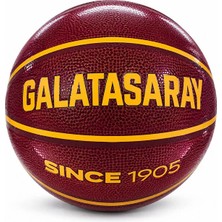 Galatasaray Lisanslı Basketbol Topu Bordo Sarı Since 1905 Taraftar Topu