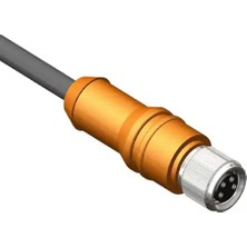 Katlax CBF12-S44N2-05BPVC 4 Pin Dişi M12 5m Düz Pvc Sensör Kablosu Ledli