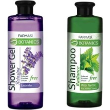 Farmasi Botanics Isırgan Özlü Şampuan 500 ml + Botanics Lavanta Duş Jeli 500 ml