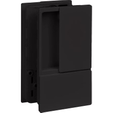 Agb B300000193 Wave Pasaj Tip Kayar Kapı Kolu (Max 60 Mm)  Mat Siyah