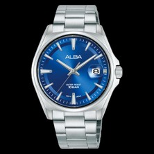 AS9V89X1 Alba Quartz Çelik Gri Mavi Kadran 10 Atm 39 mm Erkek Kol Saati