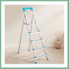 Bşk Virgo 4+1 Basamaklı Metal Merdiven 105 cm 120 kg BSK2026