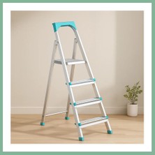 Bşk Virgo 3+1 Basamaklı Metal Merdiven 82 cm 120 kg BSK2026