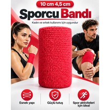 Etvos Kırmızı Sporcu Bandı – Esnek ve Pratik Kullanım