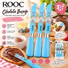 Rooc Çikolata Bıçağı 3’lü Set – Çikolata, Reçel, Bal ve Tereyağı Sürme Bıçağı
