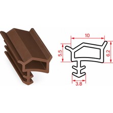 Kalyon Kapı - Kanat Fitili Çift Kulaklı Kahve (15 Metre)